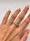 Bague 52 Alliance tour complet en or blanc 18K et diamants 2,16 ct 58 Facettes