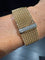 Montre Montre bracelet ruban tressé en or jaune 18 carats et diamants 58 Facettes 1.0000912/1