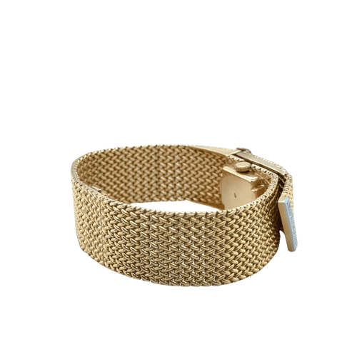 Montre Montre bracelet ruban tressé en or jaune 18 carats et diamants 58 Facettes 1.0000912/1