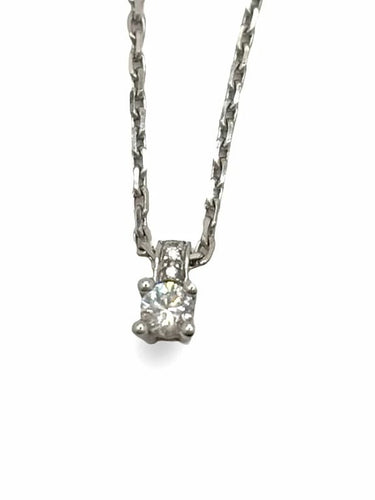 Collier Mauboussin - Collier en or blanc 18K et diamant 0,09 ct 58 Facettes