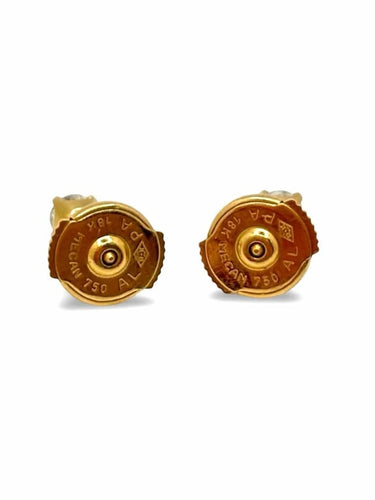 Boucles d'oreilles Puces d’oreilles en or jaune 18K et diamants 0,40 ct 58 Facettes