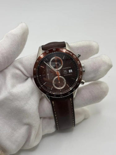 Montre TAG Heuer Carrera Calibre 16 - Montre chronographe automatique en acier 58 Facettes