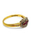 Bague 58 Bague ancienne en or jaune 18K avec rubis 0,25 ct et diamants 0,25 ct 58 Facettes