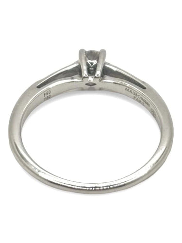 Bague 50 Mauboussin - Solitaire en or blanc et diamants 58 Facettes