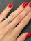 Bague 51 Alliance tour complet en or blanc 18K et diamants 2,38 ct 58 Facettes 00008901