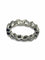 Bague 51 Alliance tour complet en or blanc 18K et diamants 2,38 ct 58 Facettes 00008901