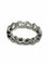 Bague 51 Alliance tour complet en or blanc 18K et diamants 2,38 ct 58 Facettes 00008901
