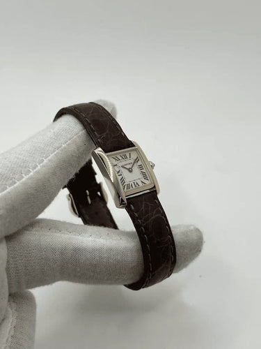 Montre Cartier Tank Française - Montre en or jaune 18K quartz 58 Facettes