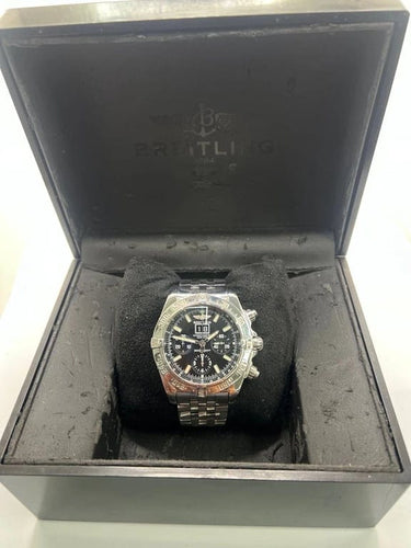 Montre Breitling Blackbird - Montre chronographe automatique en acier 58 Facettes