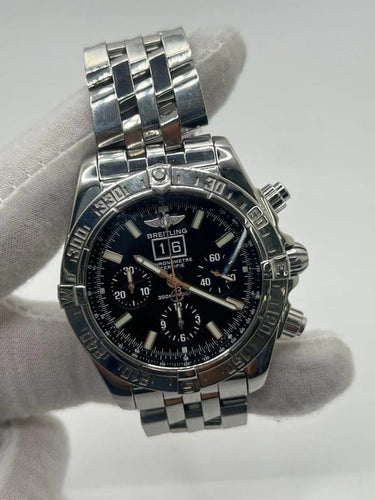 Montre Breitling Blackbird - Montre chronographe automatique en acier 58 Facettes