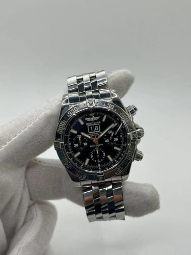 Montre Breitling Blackbird - Montre chronographe automatique en acier 58 Facettes