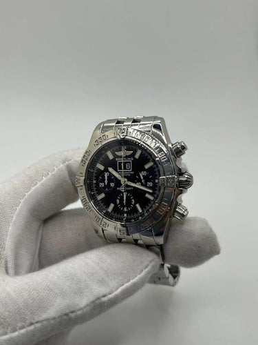 Montre Breitling Blackbird - Montre chronographe automatique en acier 58 Facettes