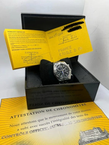Montre Breitling Blackbird - Montre chronographe automatique en acier 58 Facettes