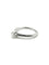 Bague 52.5 Bague solitaire en or blanc 18K avec diamant 0,30 ct 58 Facettes