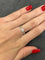 Bague 52 Bague solitaire en or blanc 18K avec diamants 0,80 ct 58 Facettes 00001001