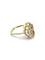 Bague 55 Bague en or jaune 18k sertie de diamants 58 Facettes 00006401