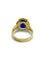 Bague 59 Bague en or jaune 18K avec saphir 7 carats et diamants 58 Facettes 00008401