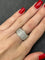 Bague 55 Alliance - Bague en or blanc 18K avec diamants 1,50 ct 58 Facettes
