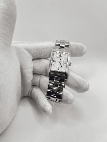 Montre Baume & Mercier Hampton MV045063 - Montre quartz en acier 24 x 40 mm 58 Facettes