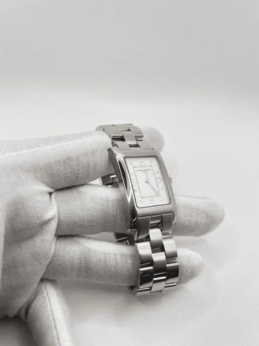 Montre Baume & Mercier Hampton MV045063 - Montre quartz en acier 24 x 40 mm 58 Facettes