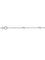 Collier Collier avec pendentif en or blanc 18K et 17 diamants 58 Facettes