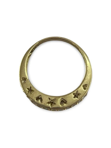 Bague 56 Bague en or jaune 18K et diamants 0,60 ct 58 Facettes