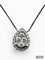 Collier Collier pendentif en or blanc 18K et diamants 0,30 ct 58 Facettes 00017601