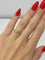Bague 47 Demi-alliance - Bague en or jaune 18K et diamants 1 ct 58 Facettes 0006201