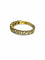 Bague 47 Demi-alliance - Bague en or jaune 18K et diamants 1 ct 58 Facettes 0006201