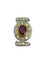Broche Broche en or blanc 18K avec rubis 2,5 ct et diamants 1 ct 58 Facettes 47101