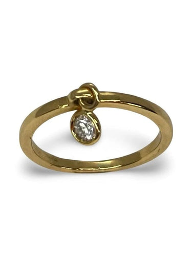 Bague 55 Dior Coquines - Bague en or jaune 18K et diamant 58 Facettes 00072001