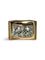 Bague 52 Bague Tank vintage en or rose 18K et diamants 1,80 ct 58 Facettes 70301
