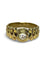 Bague 53 Bague en or jaune 18K avec diamant naturel 0,15 ct 58 Facettes 00077001