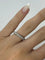 Bague 50 Alliance tour complet en or blanc 18K et diamants 0,23 ct 58 Facettes 00070701