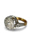 Bague 50 Bague vintage en or jaune 18K, platine et diamants 1,1 ct 58 Facettes 00070401
