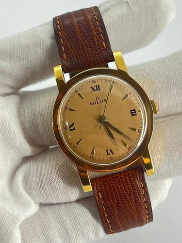 Montre Milus Vintage - Montre en or jaune 18K 58 Facettes