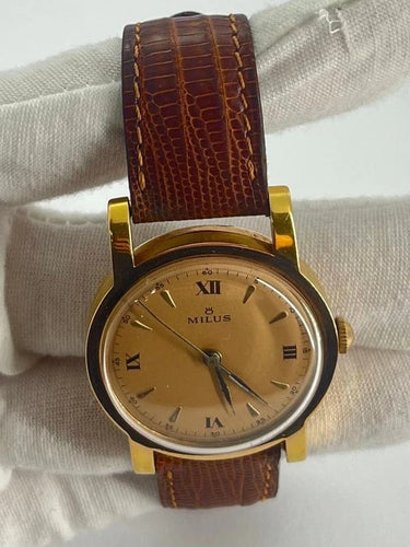 Montre Milus Vintage - Montre en or jaune 18K 58 Facettes