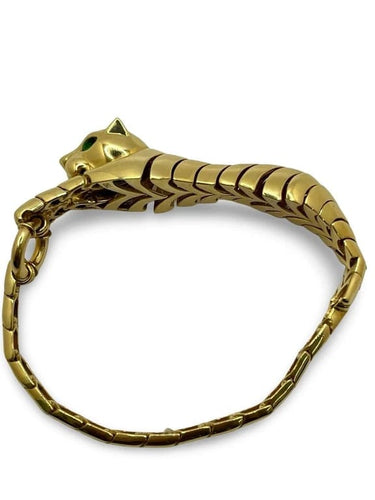 Bracelet Bracelet panthère en or jaune 18 carats 58 Facettes 839
