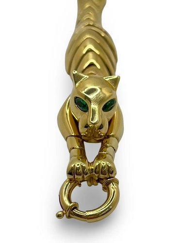 Bracelet Bracelet panthère en or jaune 18 carats 58 Facettes 839