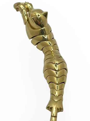 Bracelet Bracelet panthère en or jaune 18 carats 58 Facettes 839