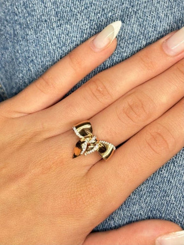 Bague 53 Damiani - Bague en or rose 18K et diamants 0,35 ct 58 Facettes 866