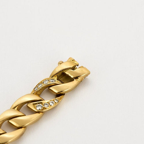 Bracelet Cartier x Georges Lenfant - Bracelet Bergame en or jaune et diamants 58 Facettes 58FC14-3