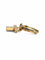 Boucles d'oreilles Pomellato - Boucle d’oreille Croix en or jaune et saphirs 0,18 ct 58 Facettes 991