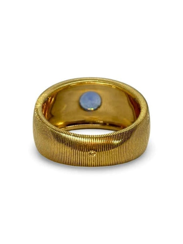 Bague 57 Mauboussin Un été en Toscane - Bague en or jaune saphir et diamants 58 Facettes 986
