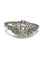 Bague 57 Bague ancienne en or blanc 18K et diamants 0,25 ct 58 Facettes 1007