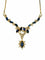 Collier Collier en or jaune 18K serti de saphirs et diamants 0,60 ct 58 Facettes 1065