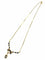 Collier Collier en or jaune 18K serti de saphirs et diamants 0,60 ct 58 Facettes 1065