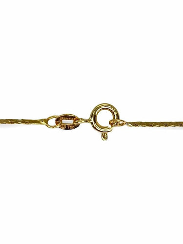 Collier Collier en or jaune 18K serti de saphirs et diamants 0,60 ct 58 Facettes 1065