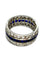 Bague 51.5 Alliance tour complet en or blanc 18K, saphirs et diamants 58 Facettes 737