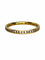 Bague 48 FRED - Demi-alliance en or jaune et diamants 0,21 ct 58 Facettes 1110